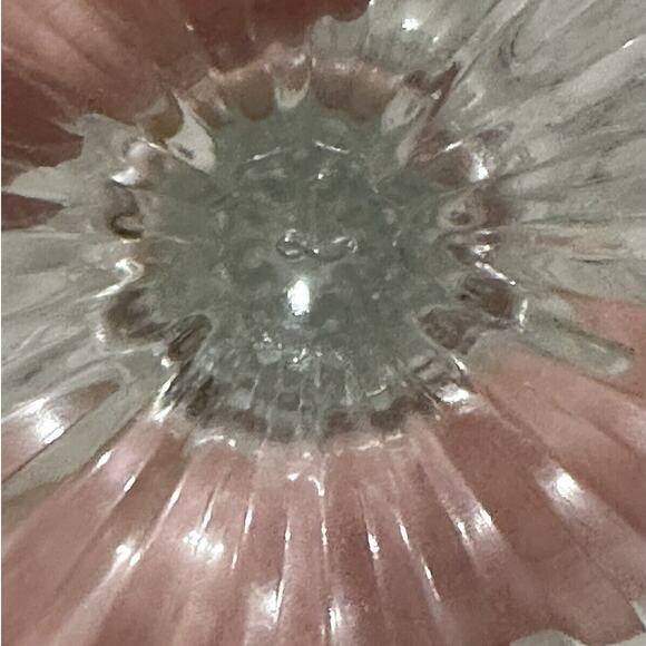 Vintage Hobstar Star Burst Glass Wine Water Goblets Set Of Four 4 - Picture 6 of 15